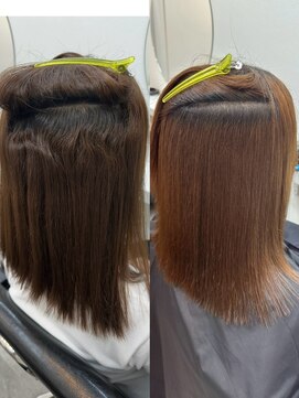 ミラ 銀座(MILA) 乾かしただけで、艶々な髪の毛に♪　銀座 縮毛矯正 髪質改善