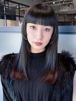 ストレートモードヘア_F0565