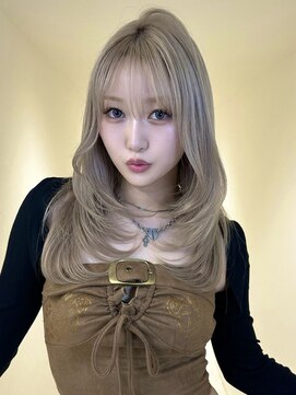アイトーキョーエス 渋谷(AI TOKYO S) ハッシュカットハイレイヤー韓国レイヤーハイトーン