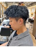 ジェットモヒカン×ツイストスパイラルパーマ