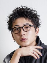 オーシャントーキョー 渋谷神南(OCEAN TOKYO)&nbsp;メンズカット無造作黒髪スパイキーショート刈り上げビジネス流行