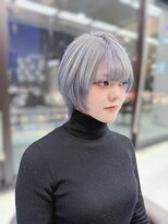 ウィル 西宮店(WiLL)&nbsp;【大人可愛い20代30代40代】ペールブルー×シャギーウルフ