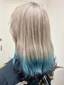 【寒色×狐カラー/エンドカラー】池袋美容室