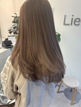 ヘーゼルベージュ/ダブルカラー/ブリーチ/レイヤー/髪質改善