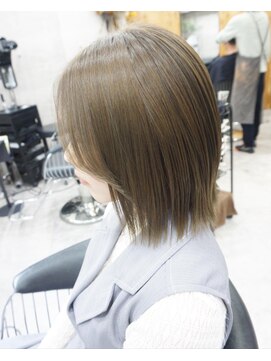 ヘアテリア リュウ 大塚(hair teria ryu) ミディアムレイヤー/ミルクブラウン