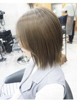 ヘアテリア リュウ 大塚(hair teria ryu) ミディアムレイヤー/ミルクブラウン