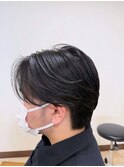 毛流れセンターパート