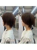 ヘアサロン ドットプラス 町田店(dot. plus) ワンホンレイヤー/ミルクティーブロンド/ダークブルー/町田