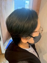 ポルム パプリカ(polum paprika)&nbsp;白髪ぼかしハイライト暗髪カラー艶カラー顔周りカットミセスヘア