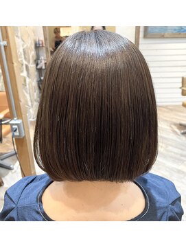 ヘアリゾート バルボア アイランド(hair resort Balboa Island) ボブ×ベージュ