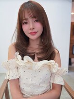 アンジェリカラボ(ANGELICA LABO)&nbsp;ANGELICA レイヤーカット 透明感カラー 前髪カット