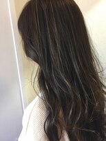 アンバースデー(UNBIRTHDAY)&nbsp;ロング/イルミナカラー/ハイライト/ブルーグレージュ