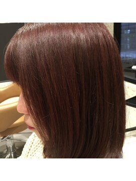 ヘアサロンヒナタ(hair salon Hinata) 暖色マルサラカラー