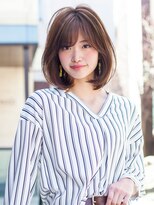 《AFLOATディル 井上紗矢香》ふわっと小顔ミディアムハニー