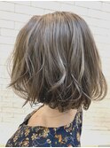 ハイライト×アッシュベージュ