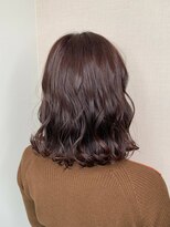 ブレイク(BREK)&nbsp;外ハネミディアム×ベリーピンク