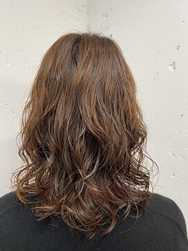 アンドブルー(and blue) ナチュラルふんわりパーマ