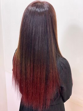 アークスヘアー 抜け感が大人かわいい☆グラデーション×暖色系カラー