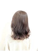 イルミナカラーで作る大人可愛い外ハネウェーブ