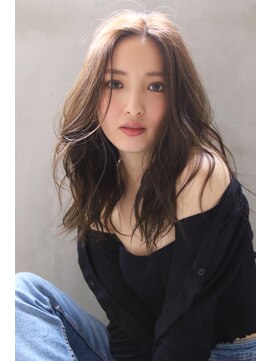 ブラン 栄(Blanc) 【Blanc/栄】ミルクベージュ＿ロングウルフ＿2430