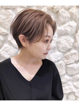 モアナ バイ ヘッドライト 沖縄東崎店(Moana by HEADLIGHT) Moana【東崎】#ハンサムショート#ベージュ#20代30代40代