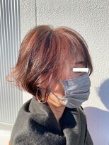 ヘアブロス 水戸店(hair BROS) ショートボブスタイル/アースカラー/30代40代50代