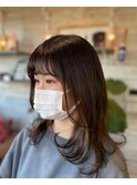 韓国風レイヤーロング