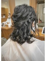 ビーチ ヘア メイク 綱島店(BEACH hair make)&nbsp;編み込みハーフアップ/ヘアアレンジ/くるくる