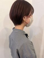 ベイルーム(BAYROOM by HONEY omotesando)&nbsp;大人可愛い20代30代40代小顔すっきりショート×ショコラベージュ