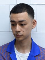 メリケンバーバーショップ コウベ(MERICAN BARBERSHOP KOBE) イージーパーマバズクロップ