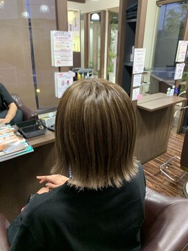 ヘアドゥポジャ 富岡店(Hair Do poja) ハイライト＋髪質改善カラー＋カット