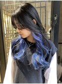 VOA☆お客様スタイル  インナーカラー  サファイア