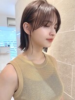 サンドシーン(sand scene)&nbsp;20代30代40代丸みショートボブマッシュ前下がりレイヤー