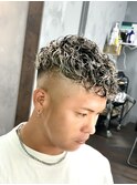 スペインカール×ホワイトメッシュ