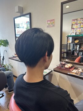 ヘアモード 美結(hair-mode) 2ブロック/マッシュ男子/刈り上げ/黒髪