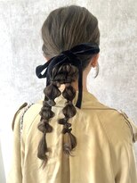 スタイル 横浜(STYLE)&nbsp;横浜／ヘアセット／アレンジ／編み下ろし／ハーフツイン