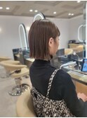 切りっぱなしボブ