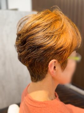 アトリエアルシュ(atelier ARCHE) 天然100％ヘナのハナヘナでショートヘア ヘナ染め ノンジアミン