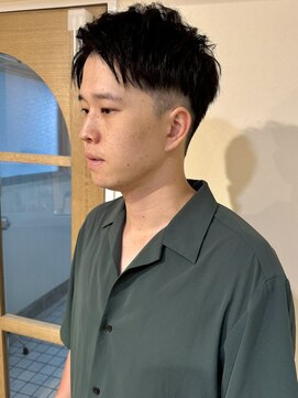 クレビアテン(CreBiA ten_) メンズカット　【メンズショート】　【アップバング】