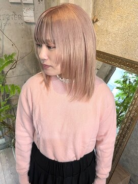 ジェスター(JESTER) 〈atsuno〉ハイピンクベージュ【カラー/ハイブリーチ】