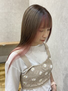 ラリス(Ralis) 前髪インナーカラー／ピンク