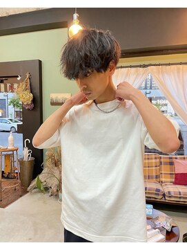 チャプター 問屋町(chapter) ツイスパマッシュスパイラルパーマツイストスパイラルパーマ眉毛