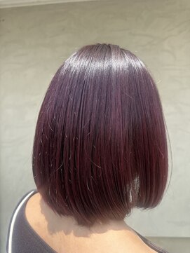 スリー(THREE) ワイトグレージュ/デジタルパーマ/チェリーブラウン/蟹江