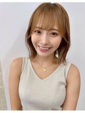 ミニボブレイヤー/レイヤーカット/ショートボブ/顔周り韓国/仙台