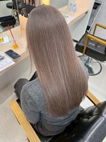 アリープパロット(ALEAP parrot)&nbsp;ストレート/ダブルカラー/アッシュグレー【ALEAP parrot/大西】