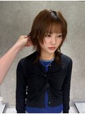 着物ヘア/大人ガーリー/ダークアッシュ/似合わせカット//渋谷