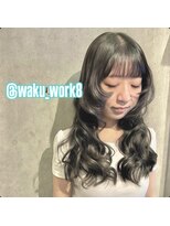 ルミエ ヘアサロン 経堂店(Lumie hair salon) レイヤー×ブリーチ無しダブルカラーオリーブベージュ
