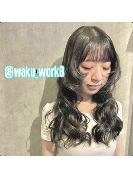 ルミエ ヘアサロン 経堂店(Lumie hair salon) レイヤー×ブリーチ無しダブルカラーオリーブベージュ