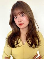 ビーチ(BEACH) ミディアムレイヤーカット 大人ガーリー 似合わせカット 韓国