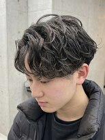 アリーム(Areem) 香川シャドウパーマメンズパーマセンターパートメンズショート